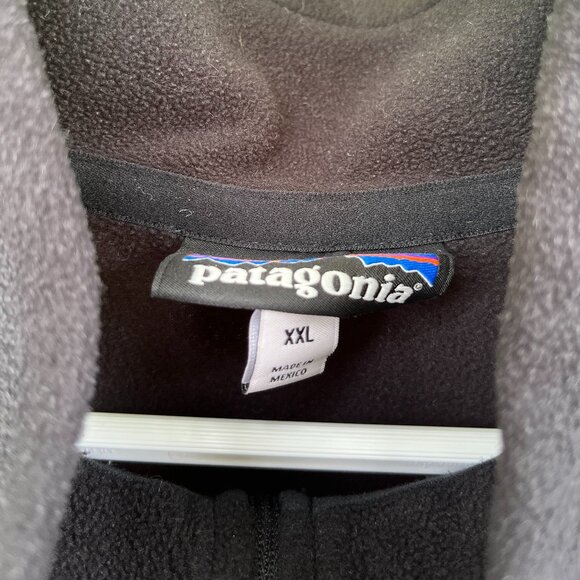 men's xxl black patagonia fleece - Picture 3 of 9